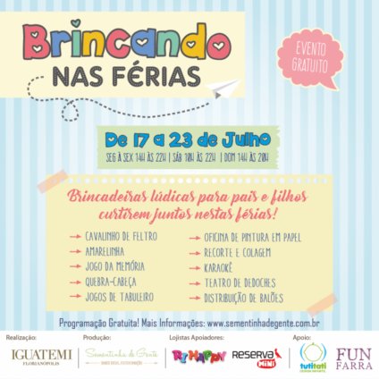 Iguatemi Florianópolis realiza programação especial de férias
