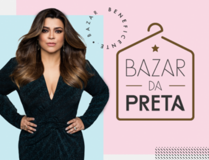 Preta Gil promove bazar beneficente para Casa do Zezinho