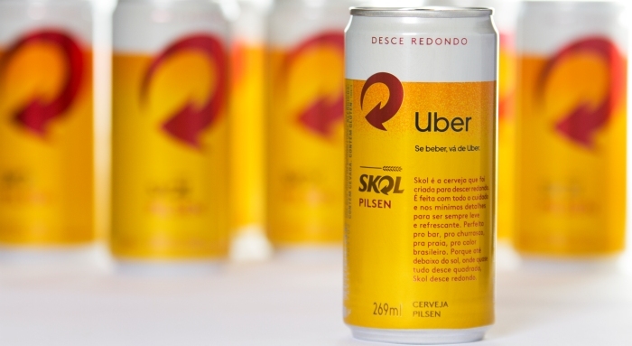 Skol e Uber facilitam a vida dos foliões