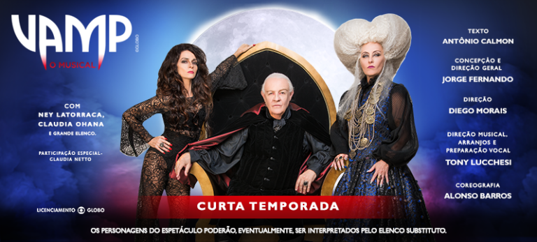 SulAmérica patrocina o musical Vamp, estrelado por Cláudia Ohana e Ney Latorraca