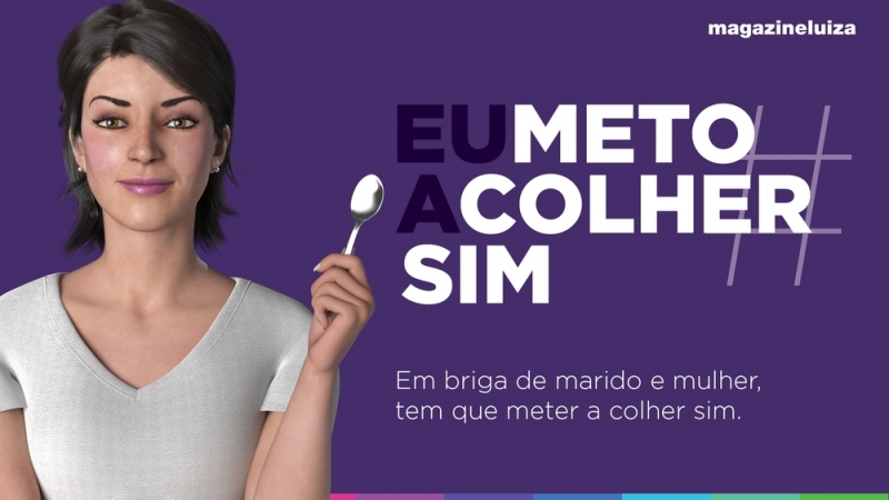 Ação da Magazine Luiza “mete a colher” na violência doméstica