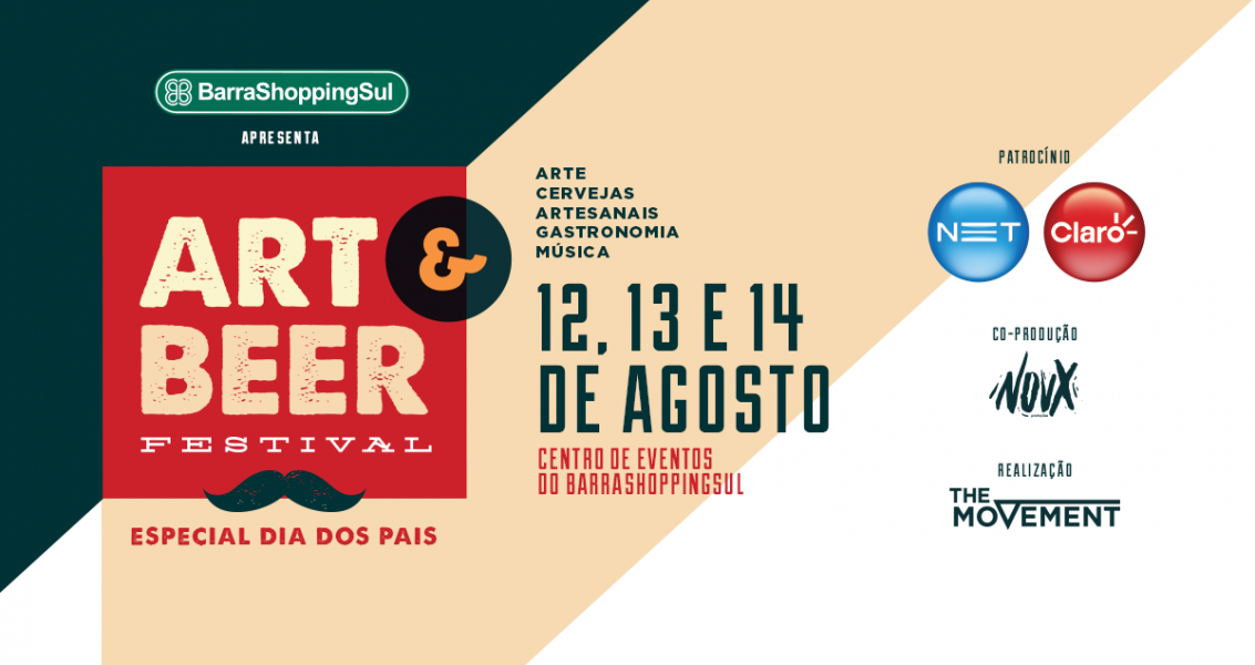 BarraShoppingSul apresenta Art e Beer especial Dia dos Pais