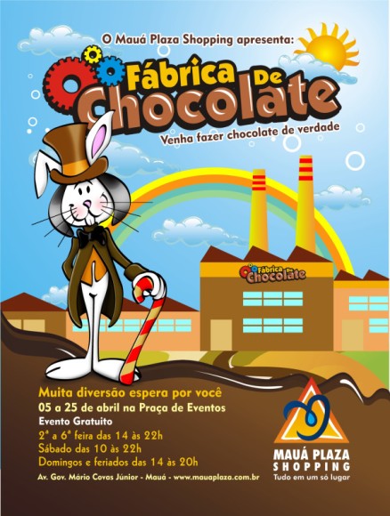 Fábrica de chocolate no Mauá Plaza 