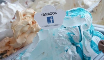 Facebook-flavored icecream: where can I hit like?