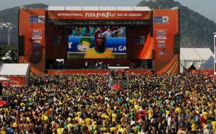 Fifa Fan Fest Rio foi a segunda mais visitada