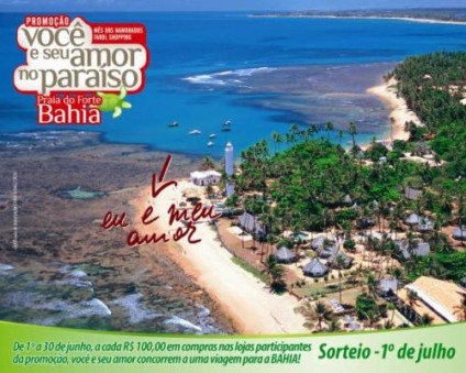 Viagem romântica na promoção do Farol