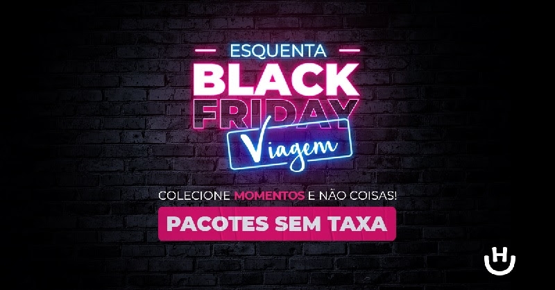 Agência de viagens coloca todos os pacotes sem taxa para a Black Friday