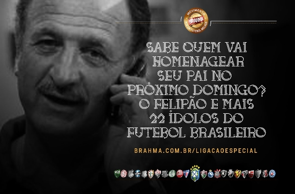 Brahma presenteia pais com ligações