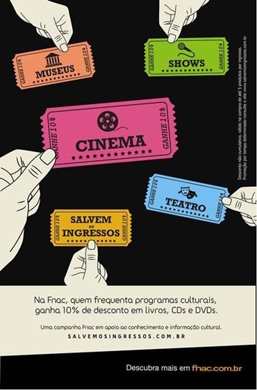 "Salvem os Ingressos" é apresentada pela Fnac