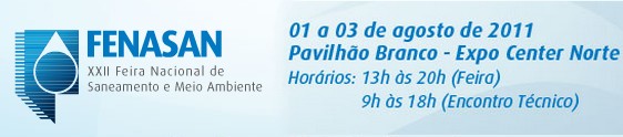 Parceiros da Fenasan garantem seu espaço para 2011 Parceiros da Fenasan garantem seu espaço para 2011