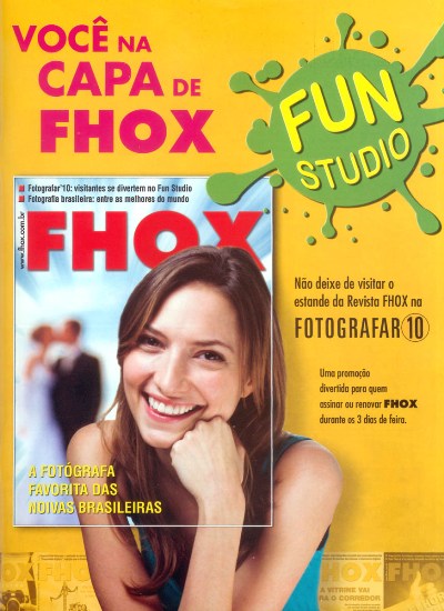 Revista Fhox faz ação de capa personalizada