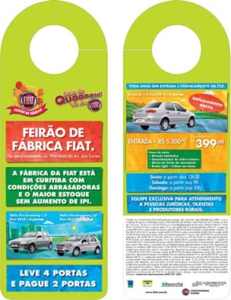 Fiat divulga Feirão com vallet mídia