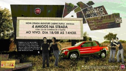 Agência Click com "4 amigos na Strada"