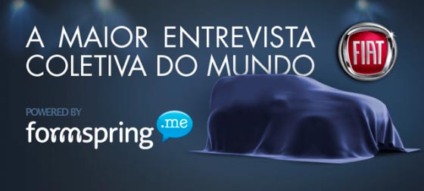 Fiat realizou a maior entrevista coletiva do mundo