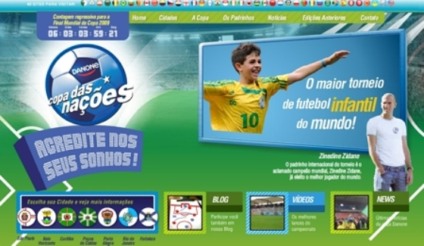 Rio de Janeiro é o Brasil na Copa das Nações Danone