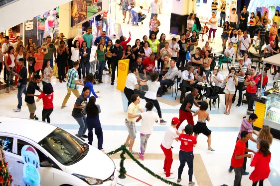 flash mob mega polo shopping_foto_divulgacao mega polo shopping 1