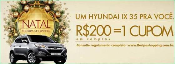 Floripa Shopping sorteia carro de luxo