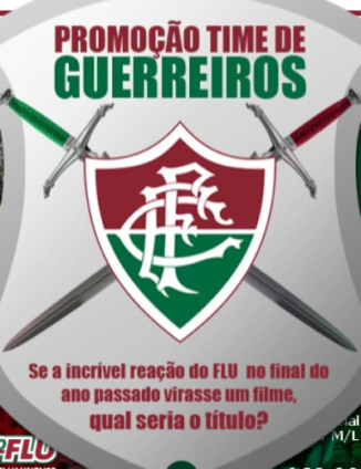 Flu faz promo no embalo do "time de guerreiros"