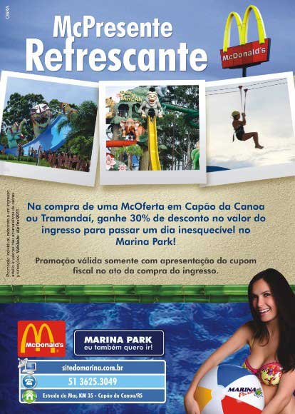 Marina Park firma parceria com o McDonald’s   