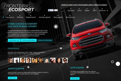 Ford reúne estrelas para a promo "Fronteiras EcoSport"