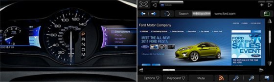 Ford Sync com rádio on-line e uso de Twitter 