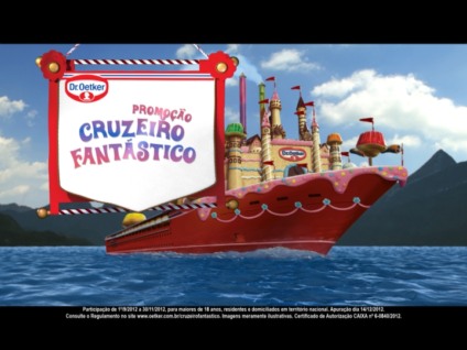 Promo da Dr. Oetker dará 50 viagens de navio
