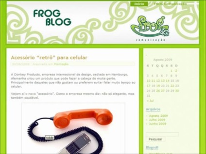 Frog Comunicação lança blog e postais
