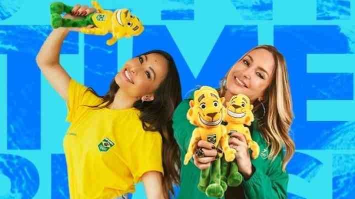 Claudia Leitte e Sabrina Sato são as madrinhas do Time Brasil