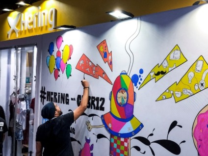 Hering tem estande instagramável na Campus Party