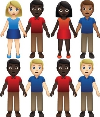Tinder anuncia pack de emojis com casais inter-raciais