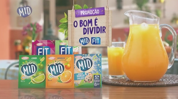 "O Bom é Dividir" na ação promocional de MID e FIT