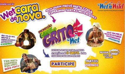 Ganhando no grito na promo do Wet'n Wild