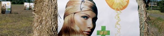 Garnier usa palha como suporte para promover reparador