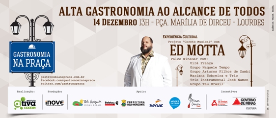“Gastronomia na Praça” teve o apoio da Record
