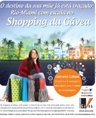 Via4 cria ação promo do Shopping da Gávea Via4 cria ação promo do Shopping da Gávea