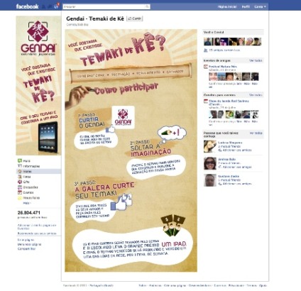 Gendai lança concurso cultural no Facebook