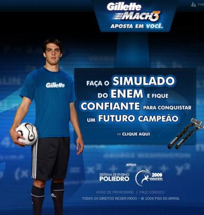 Gillette usa Enem para ação promocional