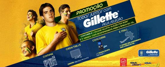 NewStyle e Gillette juntas pela Seleção