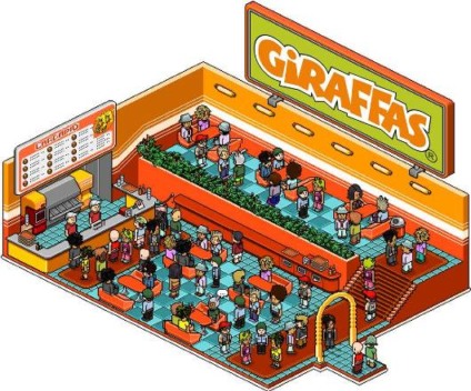 Umbigo do Mundo cria "Girabanda Habbo" para Giraffas