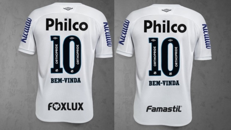 Santos fecha patrocínio com Foxlux para barra traseira até 2021