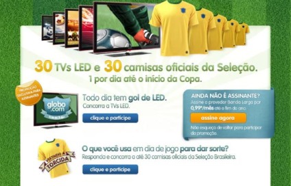 "Vestindo a camisa" no Globo.com