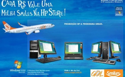 HP é parceira da GOL em ação promocional
