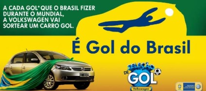 Seleção de GOL é a ação de mkt promo da Volkswagen