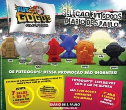 Fut Gogo's na promoção do Diário de S. Paulo