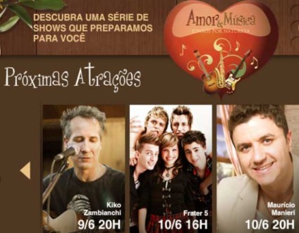 Amor e música no Granja Vianna