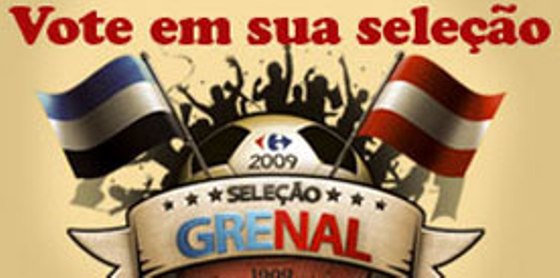 ClicRBS e Carrefour fazem a seleção do Gre-Nal
