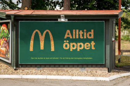 Outdoors são transformados em casas de abelha pelo McDonald's