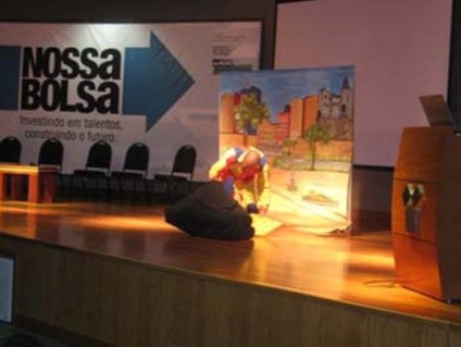 Guará com esquete teatral para governo do ES