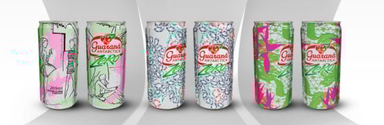 Guaraná Antarctica Zero faz promo com latas estilizadas