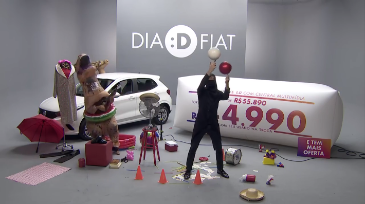 Fiat foge do padrão em filmes para divulgar promoção de varejo